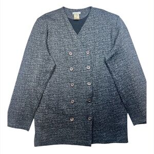 Tehen Irena‎ Gregori Blazer Made in France Double Breasted Women's  Gray